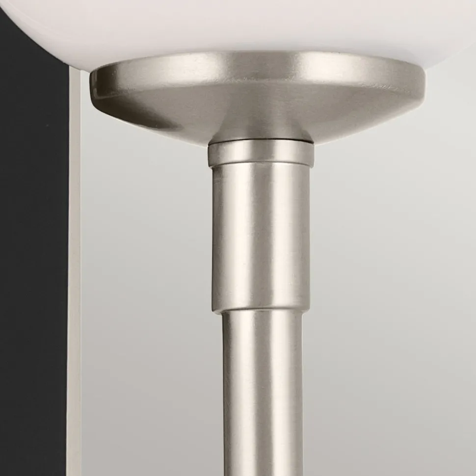 Badezimmerlampe LED G9 IP44 Glas Metall H: 33,8 cm 3000 K