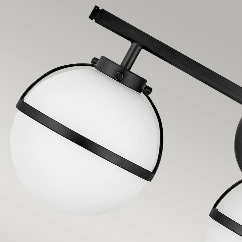 Badezimmerlampe Wand IP44 60,6 cm breit Metall Glas E14