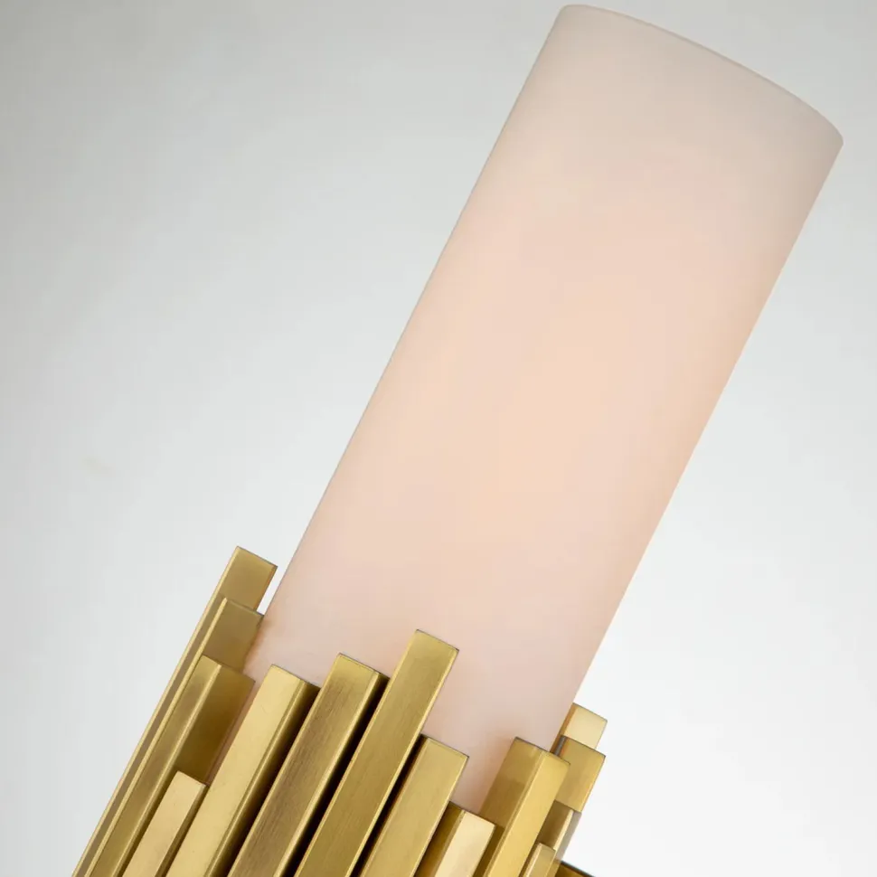 Badezimmerlampe Wand LED G9 55,9 cm hoch Metall Glas IP44