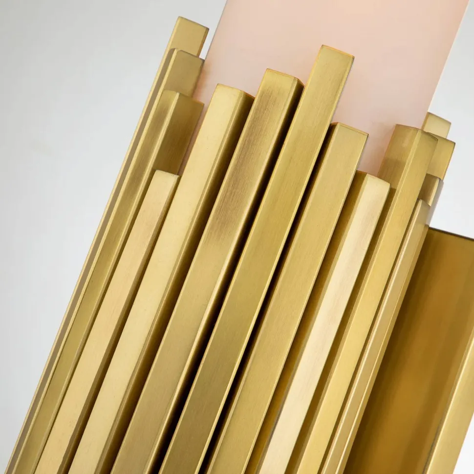 Badezimmerlampe Wand LED G9 55,9 cm hoch Metall Glas IP44