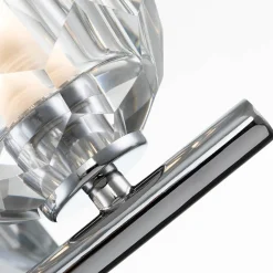 Badezimmerleuchte Kristall LED G9 3000 K 33,4 cm breit klein