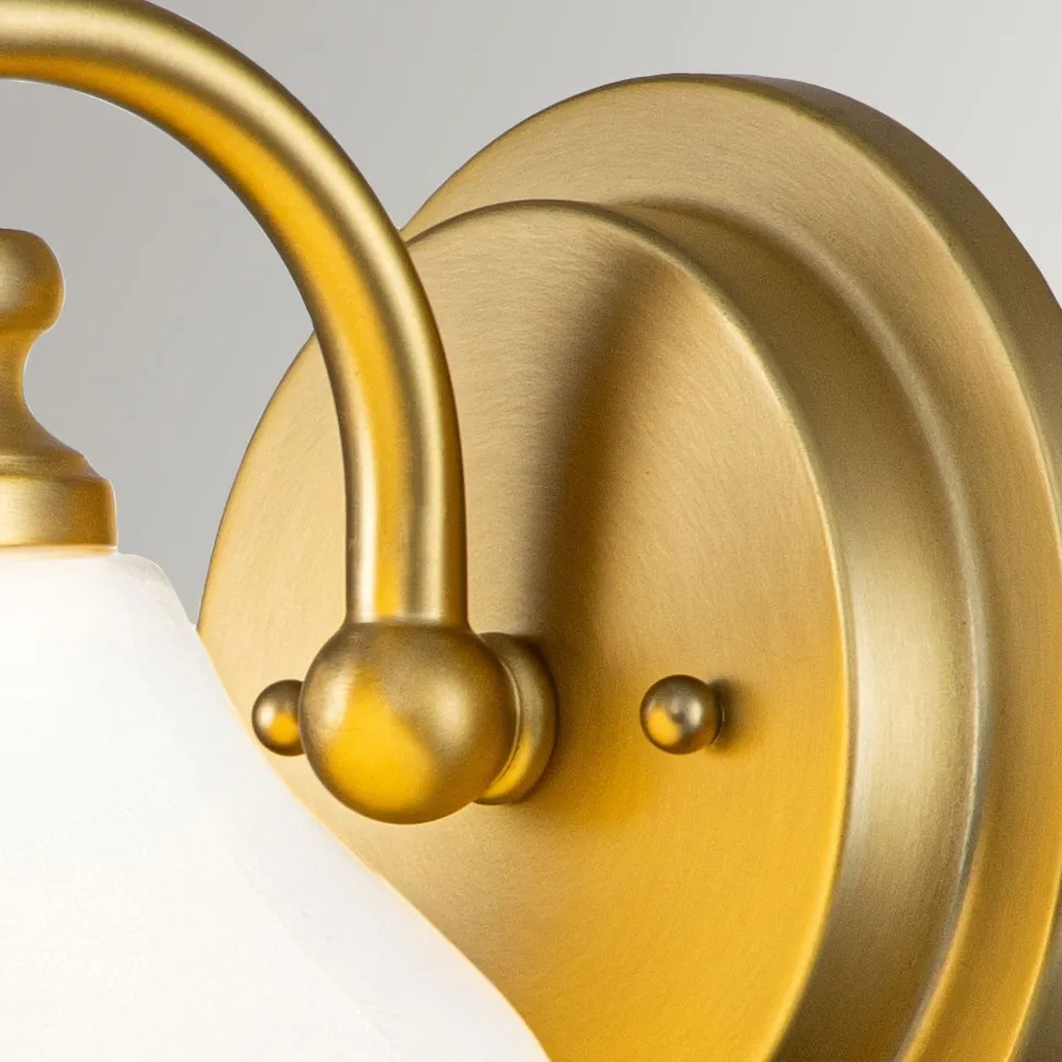 Badezimmerleuchte Metall Glas H: 19,1 cm IP44 mit G9 LED