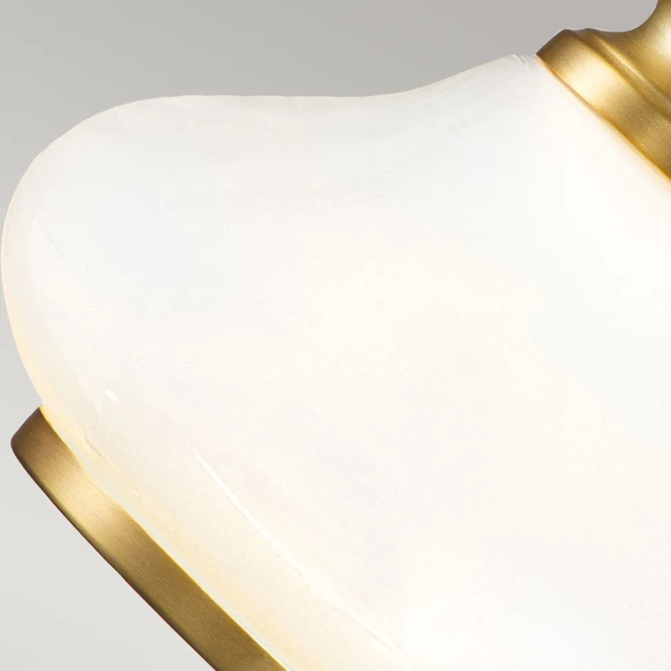 Badezimmerleuchte Metall Glas H: 19,1 cm IP44 mit G9 LED