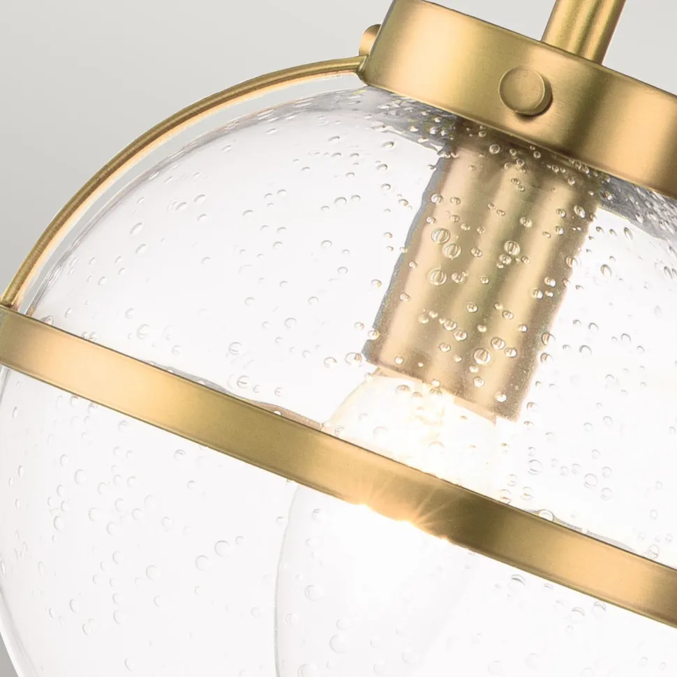 Badezimmerleuchte Wand IP44 60,6 cm lang in Messing Antik