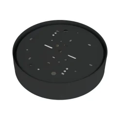 Badlampe Decke IP44 Badezimmer Ø 29 cm rund Weiß Schwarz