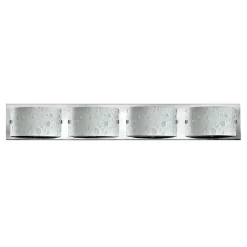 Badlampe LED IP44 81cm lang Glas Spiegel Wand