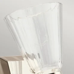 Badlampe LED Metall Glas H: 24,7 cm IP44 3000 K warmweiß