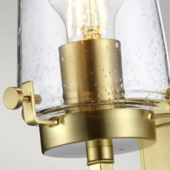 Badlampe Wand in Messing Jugendstil E27 IP44 GAMBAR