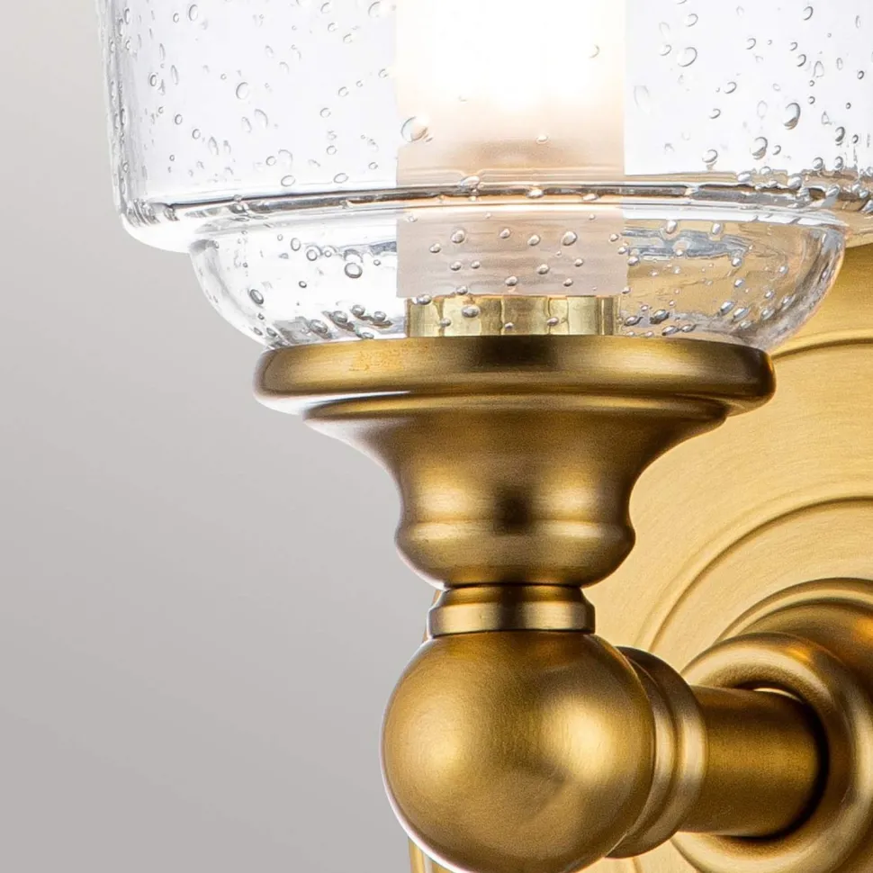 Badlampe Wand LED G9 IP44 warmweiß 3000 K Glas Metall