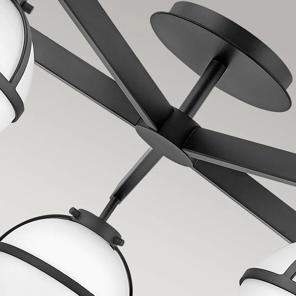 Badleuchte Decke Schwarz Weiß IP44 81,3 cm breit Metall Glas