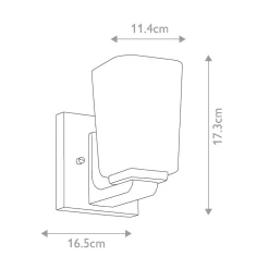 Badleuchte LED G9 IP44 H: 17,3 cm 3000 K blendarm Chrom Weiß
