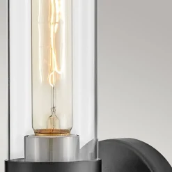 Badleuchte Metall Glas E27 IP44 H: 34,6 cm Modern GRETA