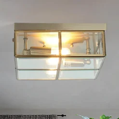 Bauhaus Deckenleuchte Deckenlampe Bronze farben