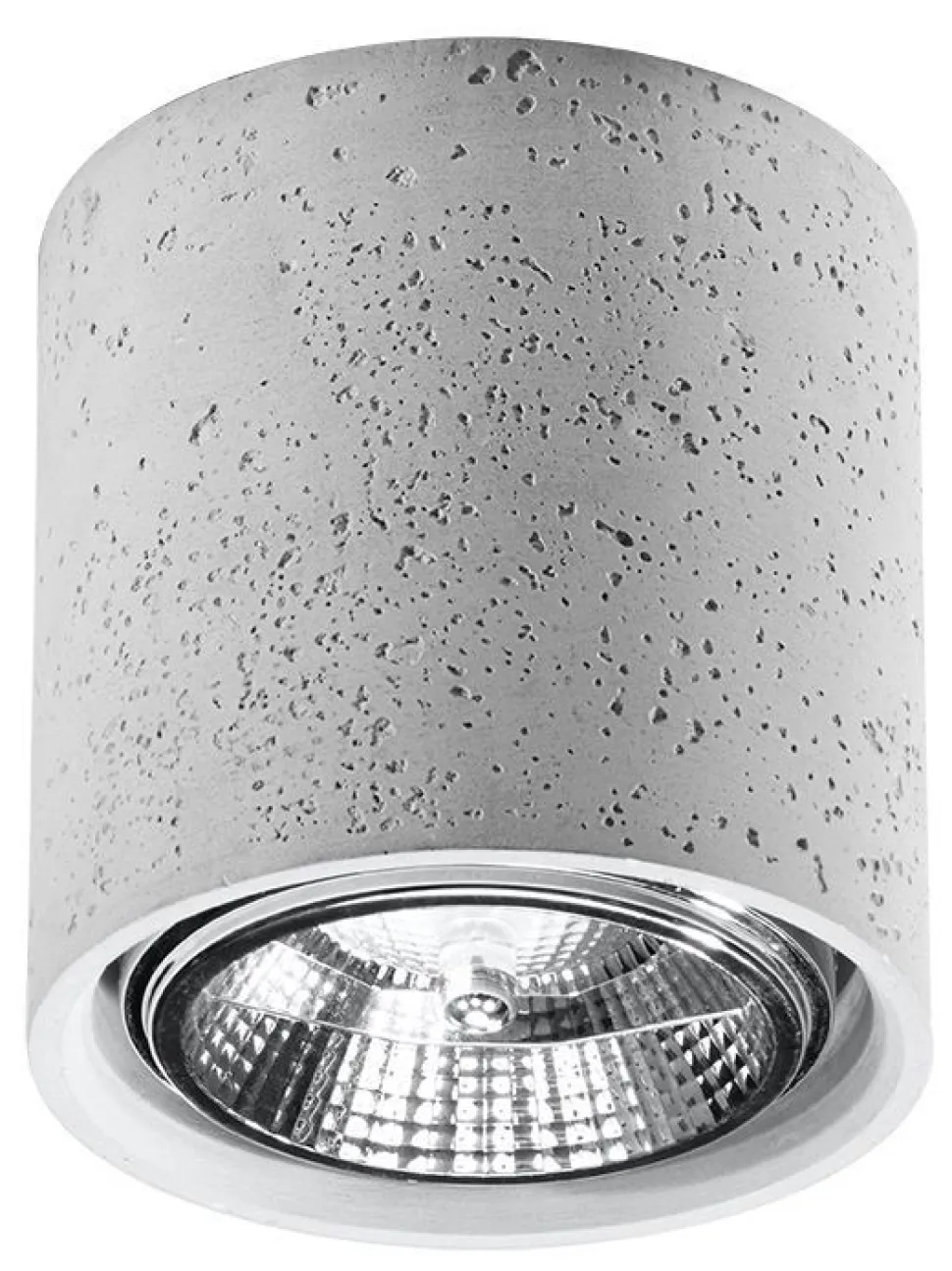 Beton Deckenlampe ADRIANA Ø14cm GU10 kompakt klein