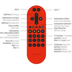 Beweglicher LED Deckenspot Schwarz RGB 114,5 cm dimmbar
