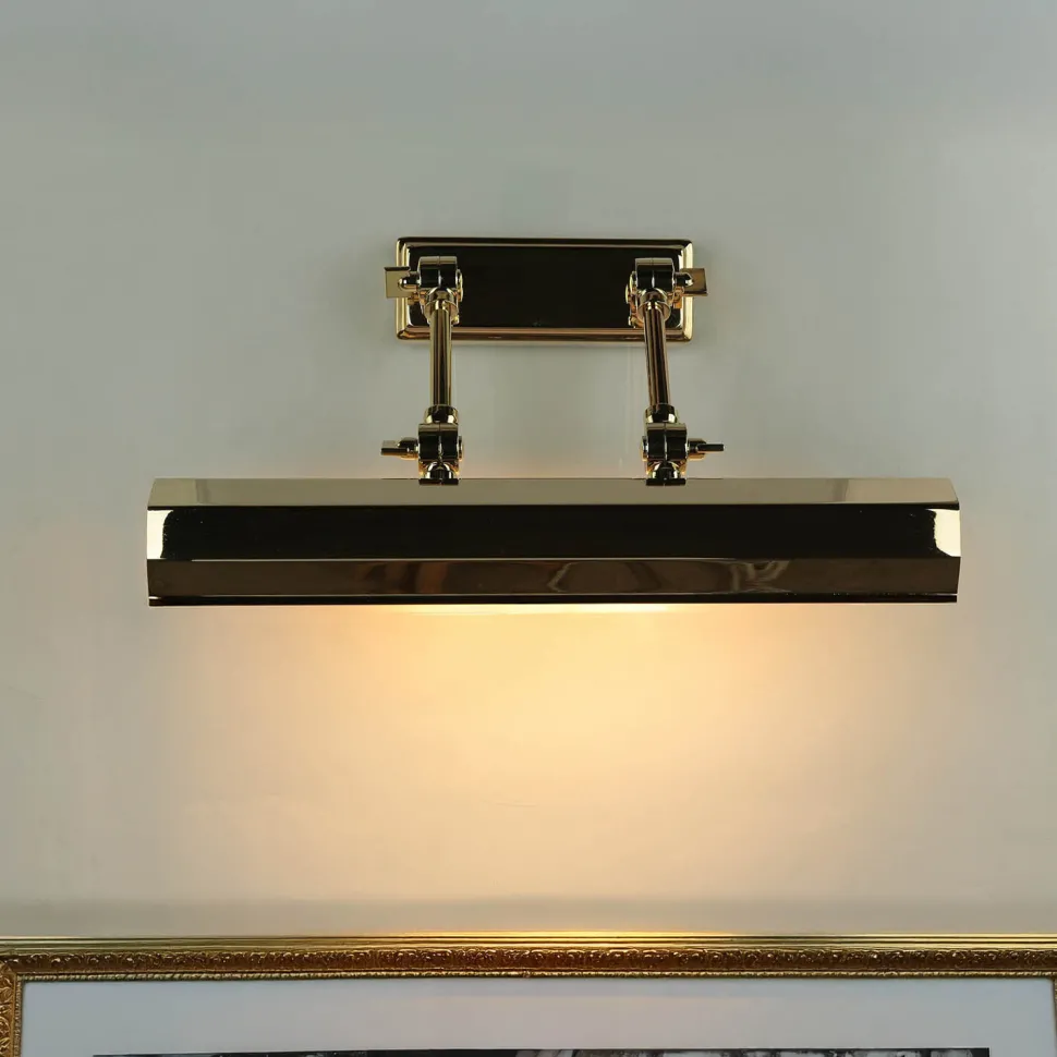 Bilderlampe in Messing elegantes Design Premium