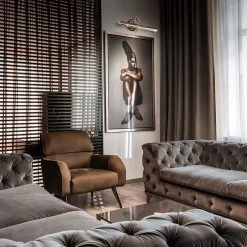 Bilderlampe Metall E14 verstellbar 44,5 cm breit RALF