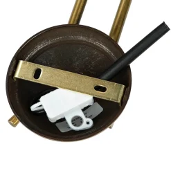 Bilderleuchte Bronze Hell aus Echt-Messing 30cm