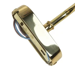 Bilderleuchte Messing B: 40 cm 2x E14 schwenkbar