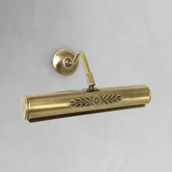 Bilderleuchte Messing B: 30 cm schwenkbar in Bronze E14