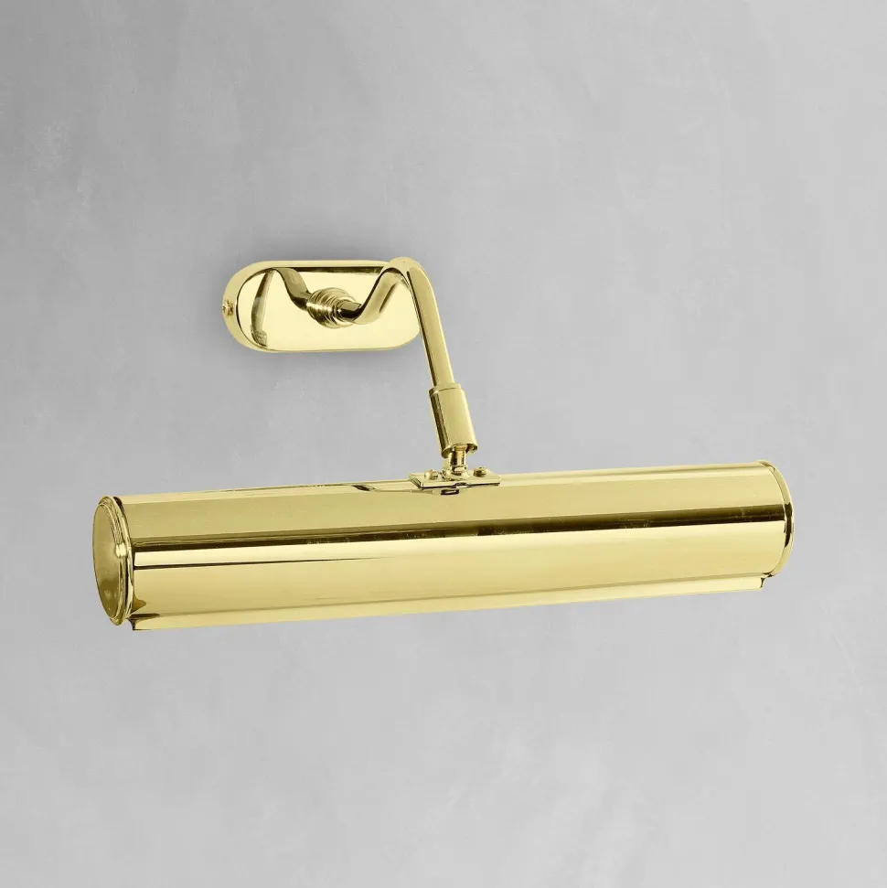 Bilderleuchte Messing B: 30 cm schwenkbar Jugendstil E14