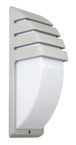 Blendarme Außenlampe in Silber IP54 wetterfest E27