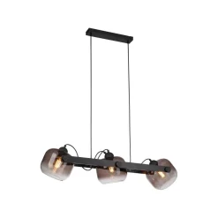 Blendarme Hängelampe Glas Metall E27 90 cm schwenkbar