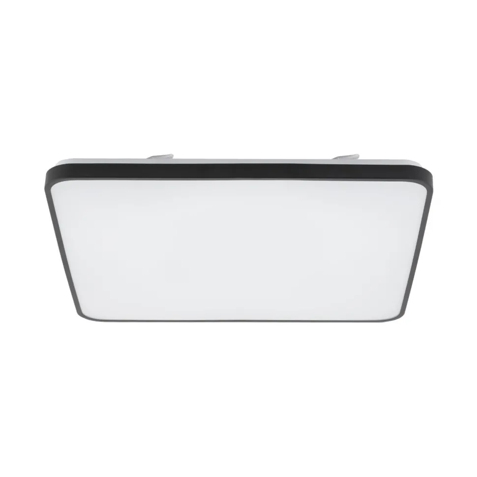 Blendarme LED Deckenlampe Schwarz Metall 3000 K B:63,5