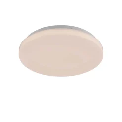 Blendarme LED Deckenlampe Weiß Ø22 cm rund 8 W wohnlich