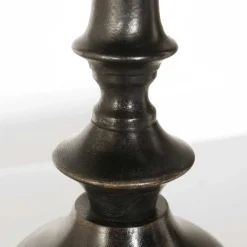 Blendarme Nachttischlampe in Schwarz Gold E27 65 cm