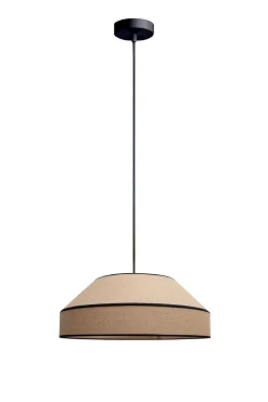 Blendarme Pendelleuchte Jute Natur E27 Ø45 cm wohnlich