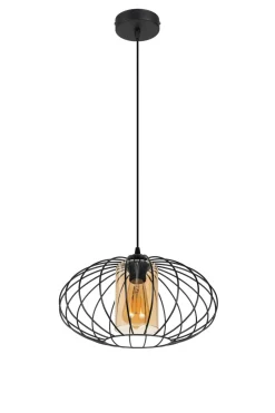 Blendarme Pendelleuchte Schwarz Honig Ø34 cm E27 Retro