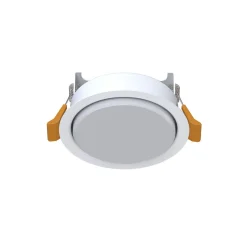 Decken Einbauleuchte rund Ø 9,5 cm Weiß für GX53 klein