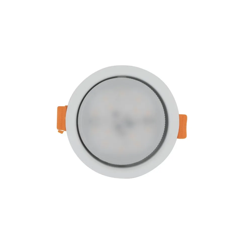 Decken Einbauleuchte rund Ø 9,5 cm Weiß für GX53 klein