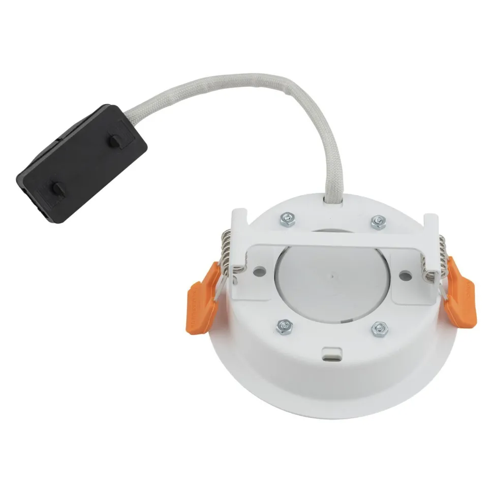 Decken Einbauleuchte rund Ø 9,5 cm Weiß für GX53 klein