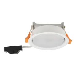 Decken Einbauleuchte rund Ø 9,5 cm Weiß für GX53 klein