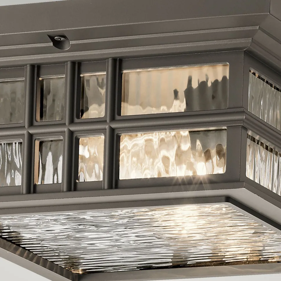 Deckenlampe außen in Bronze antik IP44 E27 Rustikal