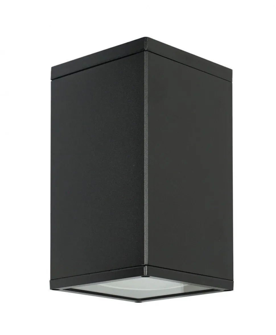 Deckenlampe Außen IP54 Schwarz eckig E27