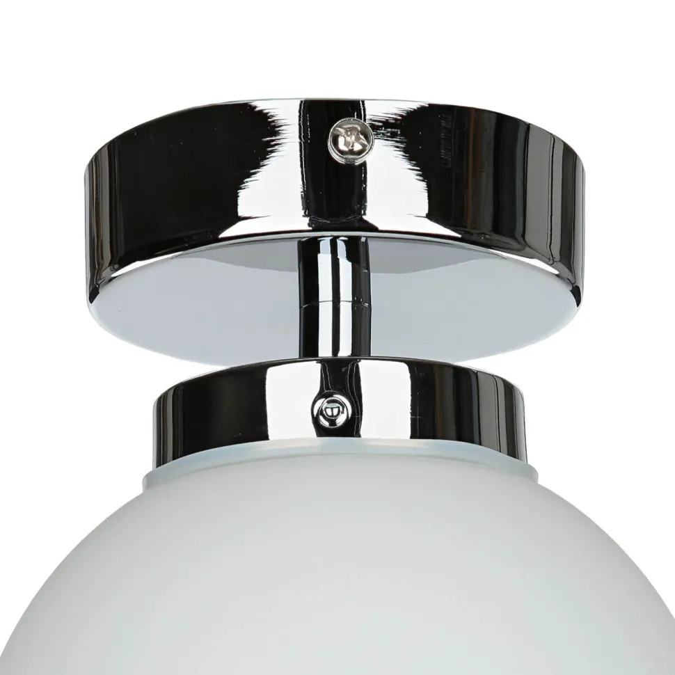 Deckenlampe Badezimmer Chrom Weiß E14