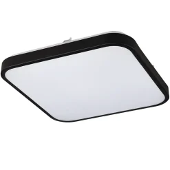 Deckenlampe COLLIN Schwarz Weiß Metall Wohnzimmer