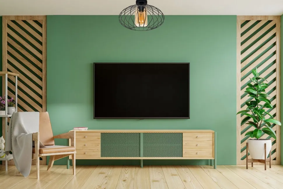 Deckenlampe E27 Ø34 cm Schwarz Honig blendarm Retro