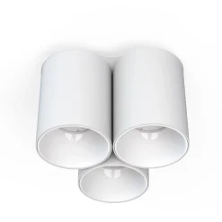 Deckenlampe 3-flammig GU10 Weiß Metall Modern EYE