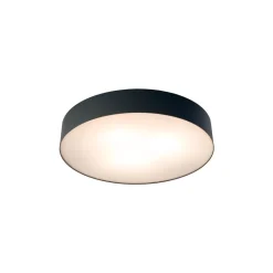 Deckenlampe 3-flammig Schwarz E14 Ø 40,5 cm rund