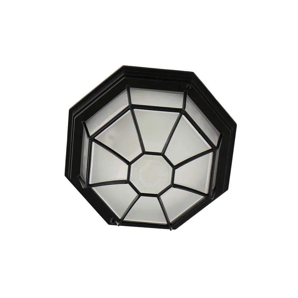 Deckenlampe für Außen Schwarz rustikal IP44 MILANO