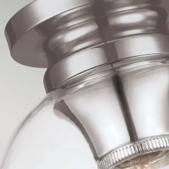 Deckenlampe Glas Metall Kugelschirm Ø22cm E27 FINYA