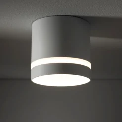 Deckenlampe GX53 Ø 8,5 cm Weiß Aluminium Spot klein