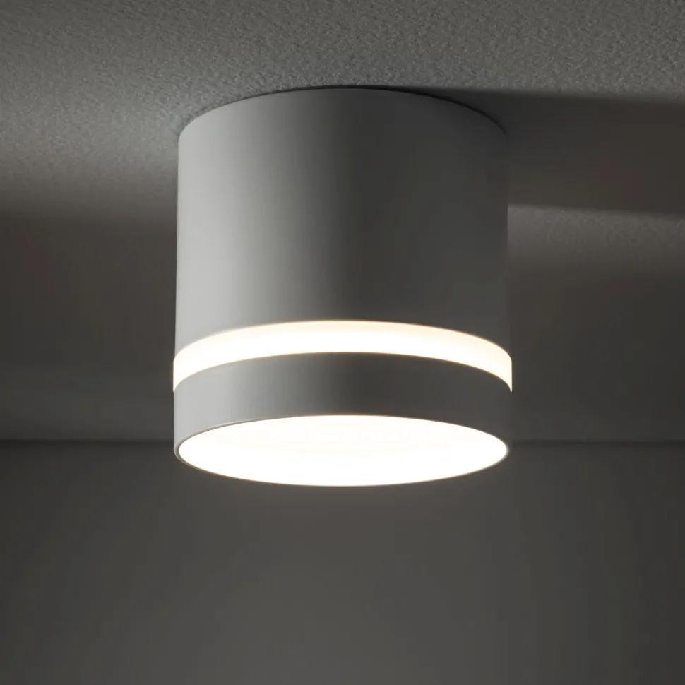 Deckenlampe GX53 Ø 8,5 cm Weiß Aluminium Spot klein