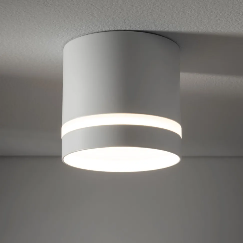 Deckenlampe GX53 Ø 8,5 cm Weiß Aluminium Spot klein