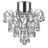 Deckenlampe IP44 Kristall Ø 36 cm GU10 Chrom Badezimmer