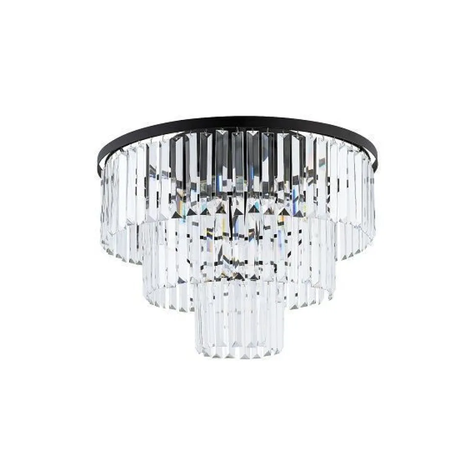 Deckenlampe Kristall Jugendstil Ø 56 cm 9x E14 dekorativ